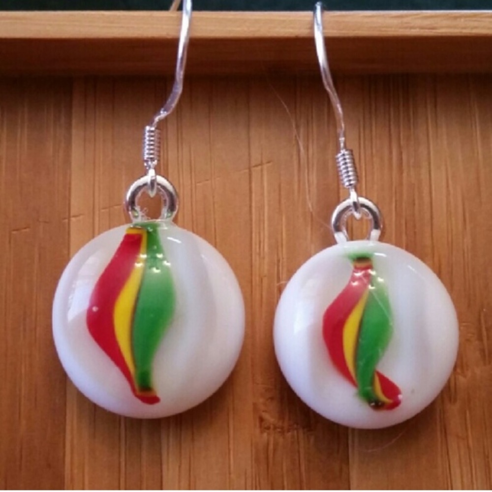 Lampwork Glass Earrings - Picture 7 of 7